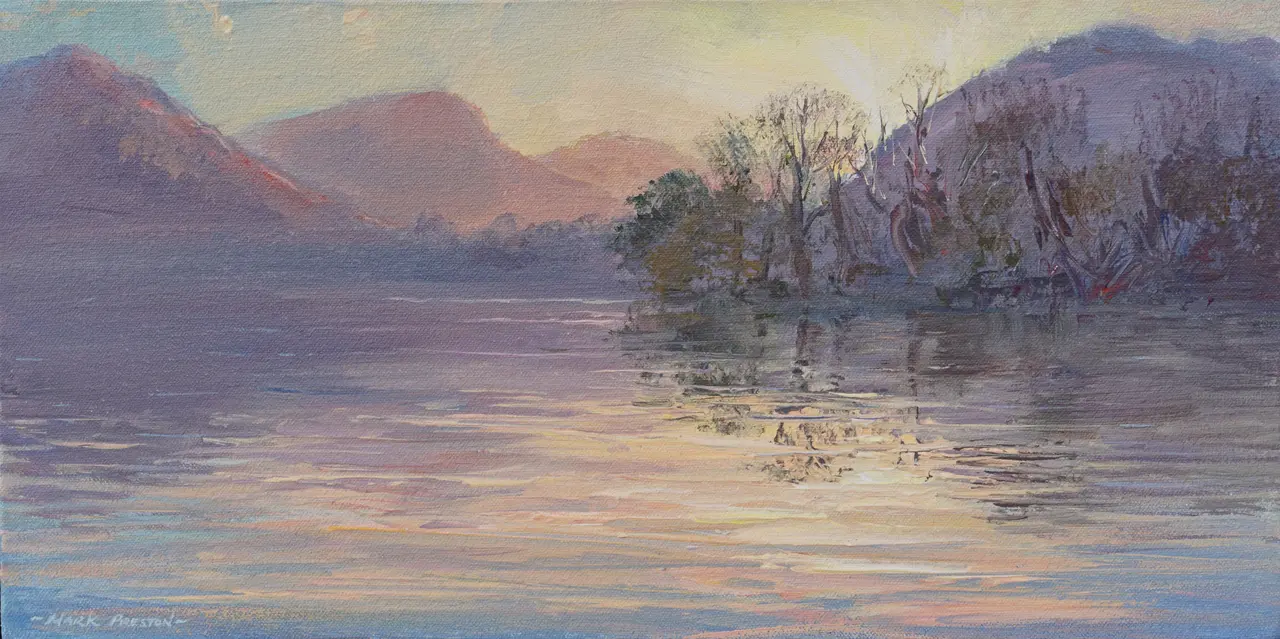 Mark Preston - calm evening, derwent water
