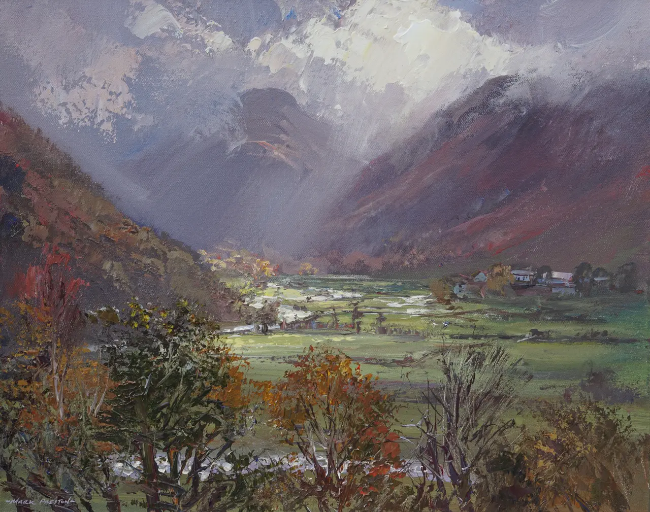 Mark Preston - glistening light, borrowdale