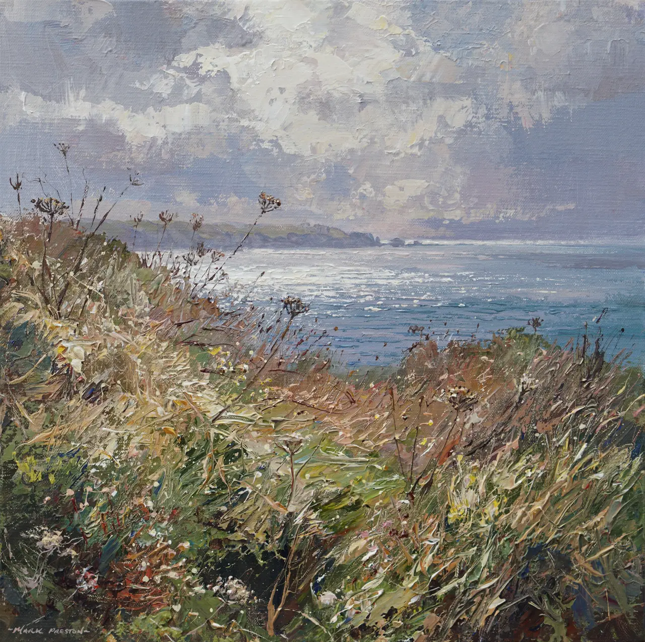 Mark Preston - winter seedheads towards lands end