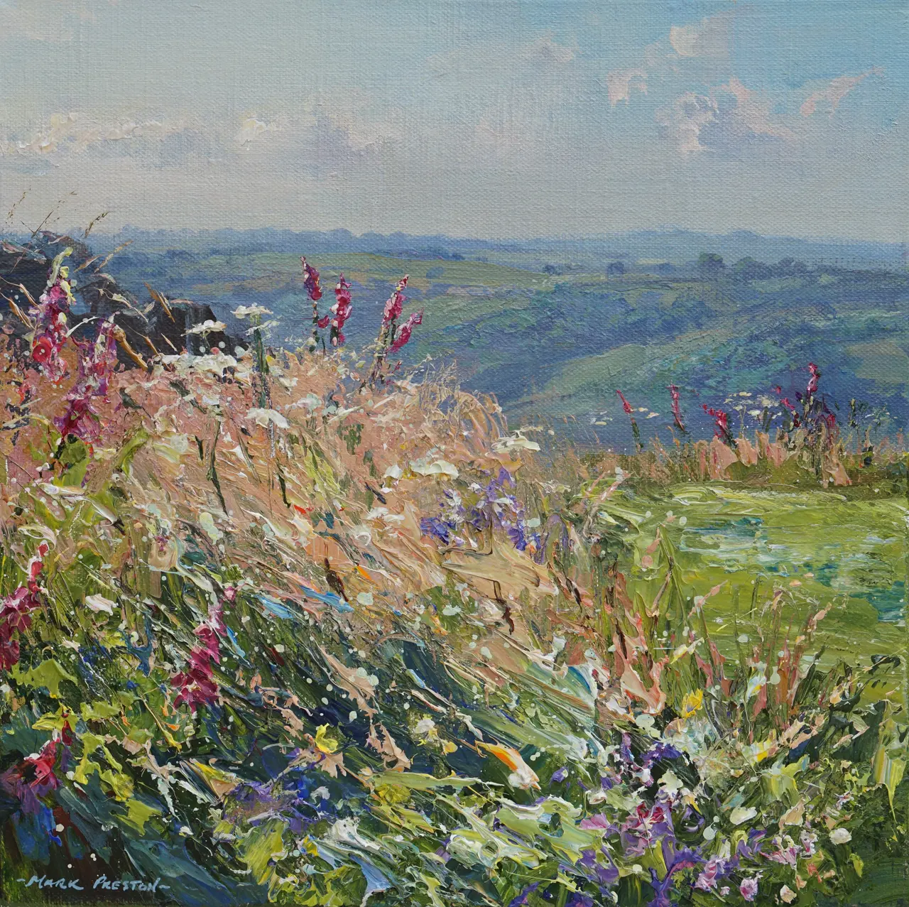 Mark Preston - the edge of a field, ashleyhay