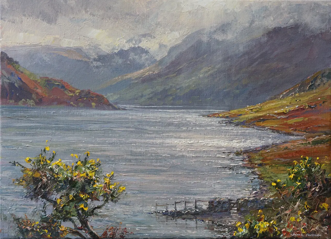 Mark Preston - morning light, crummock water
