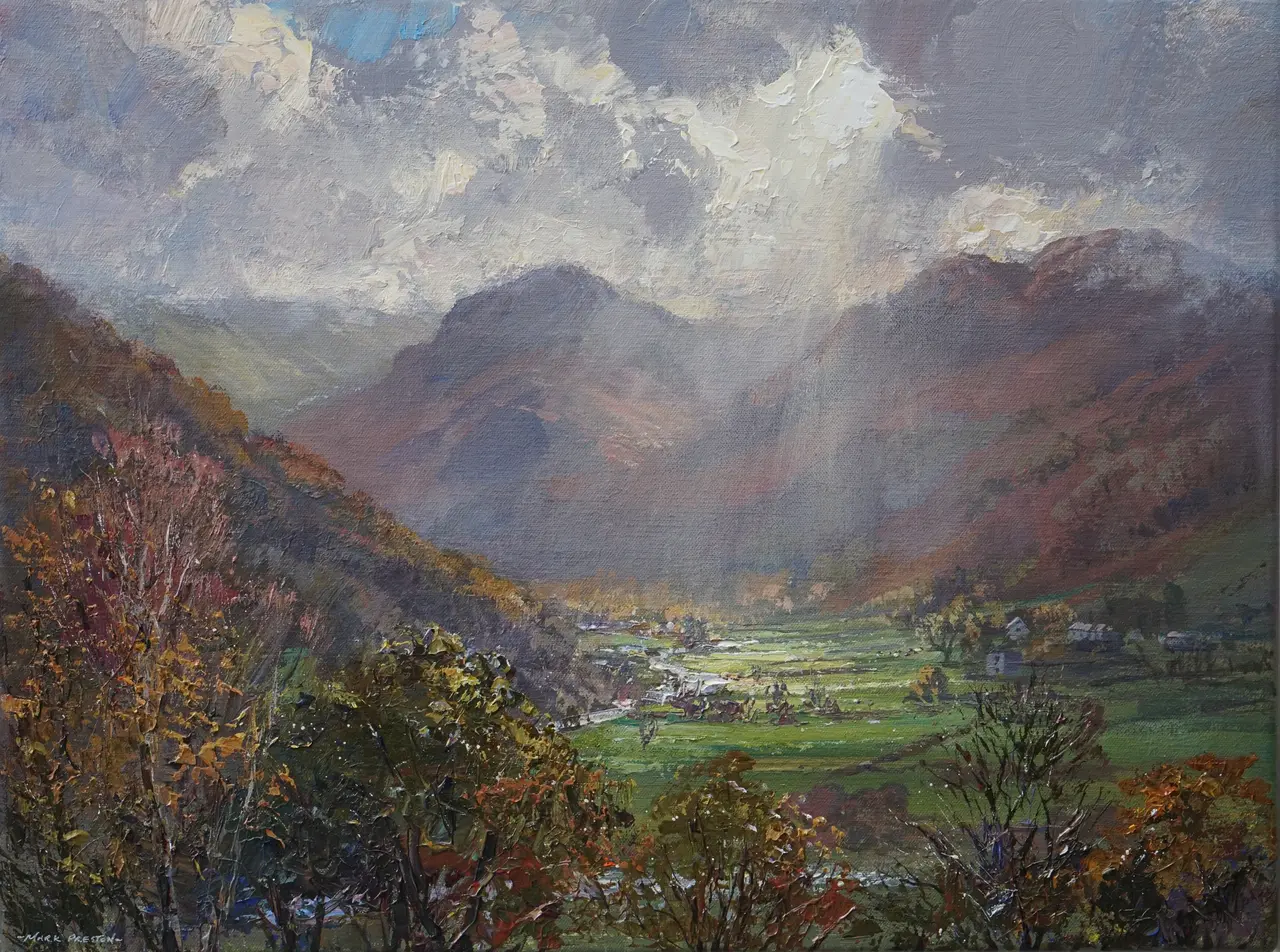 Mark Preston - a break in the cloud, borrowdale