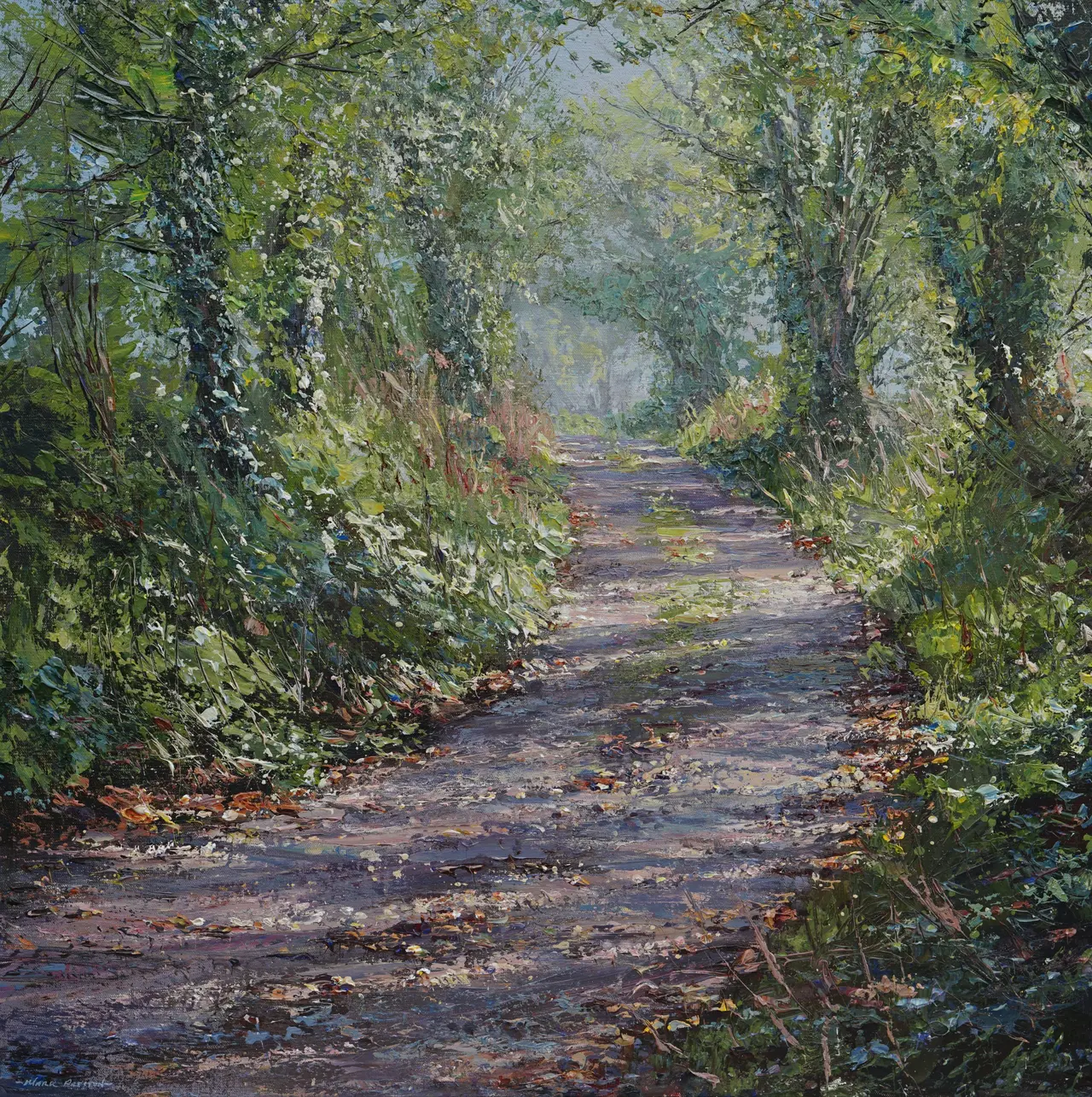 Mark Preston - late summer sunlight, taylor's lane