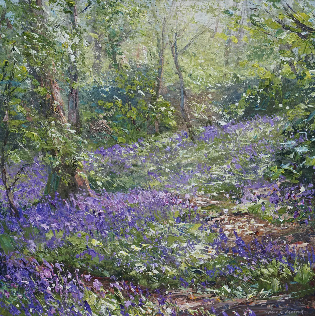 Mark Preston - spring woodland, allestree