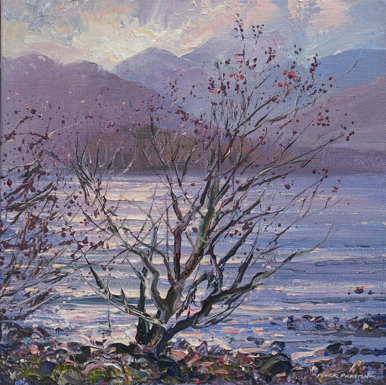 Mark Preston - alder trees, derwent water