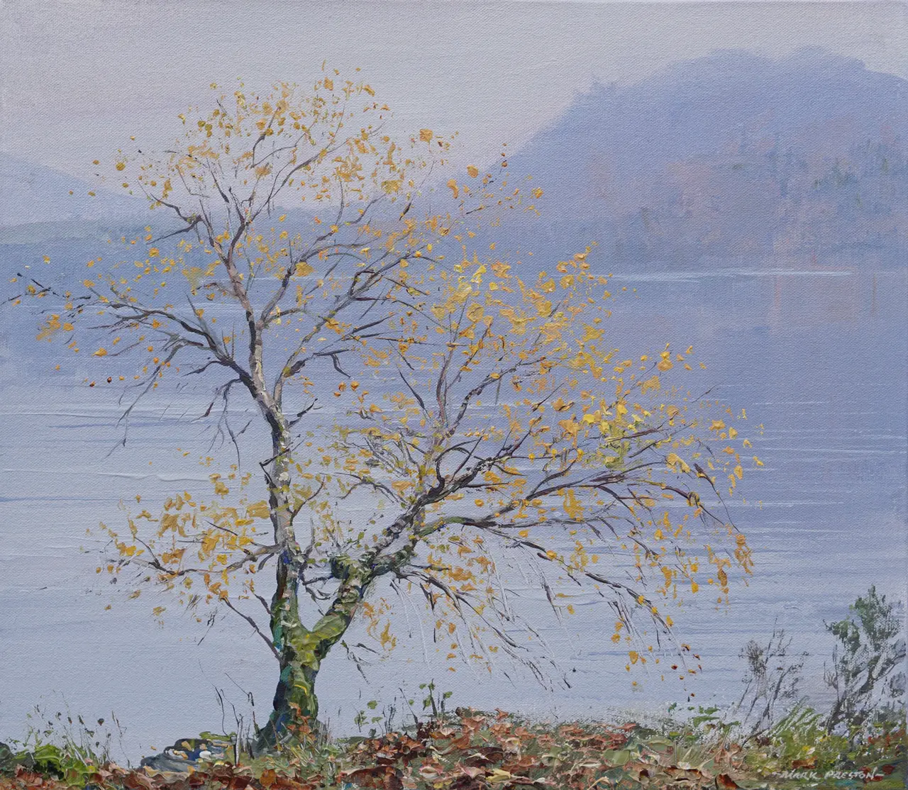 Mark Preston - calm autumn day, derwent water