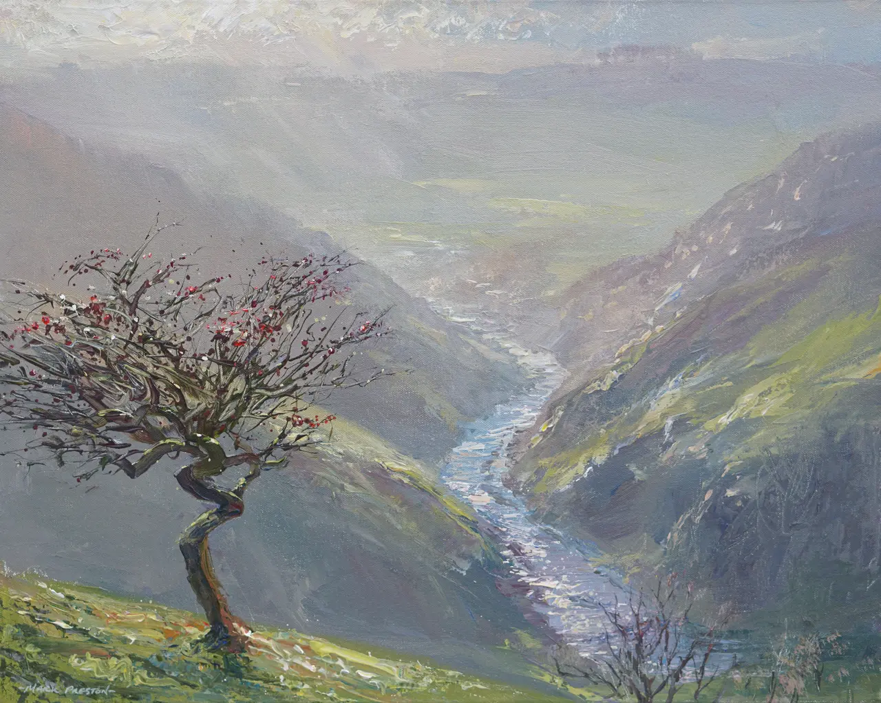 Mark Preston - sunshine and rain, dovedale