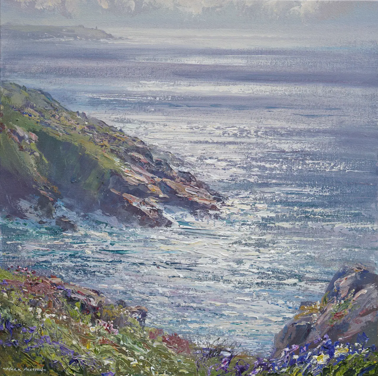 Mark Preston - spring light, porthmeor point