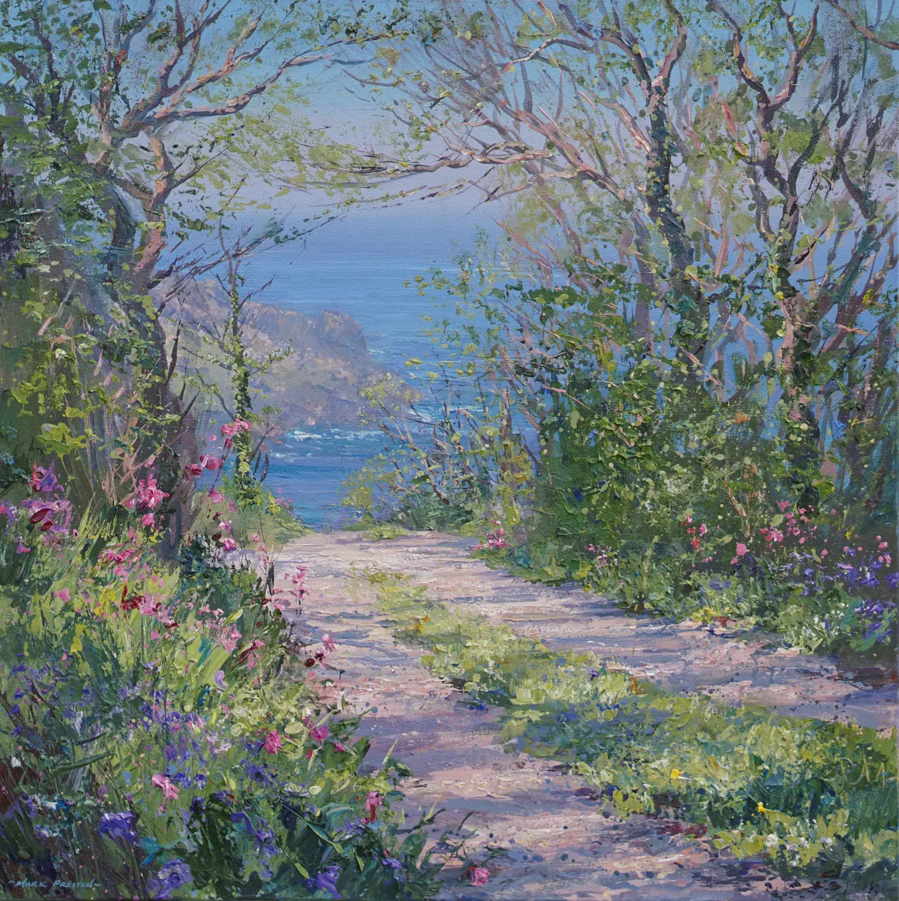 Mark Preston - through the elms, treen