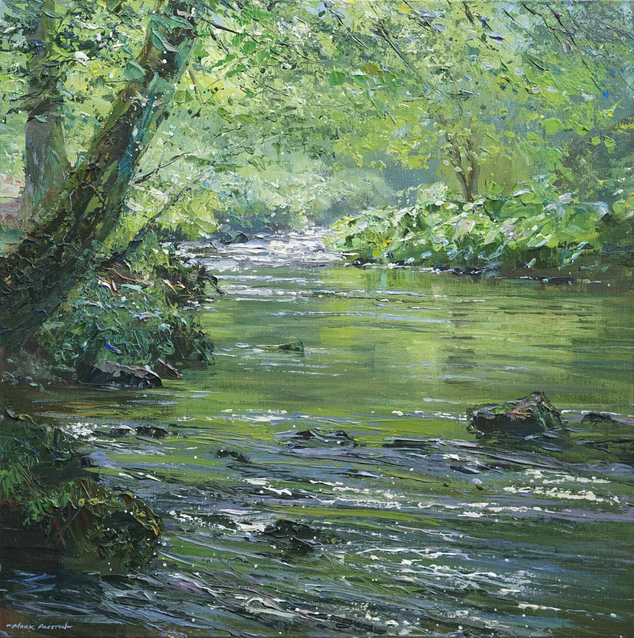 Mark Preston - summer reflections, wyedale