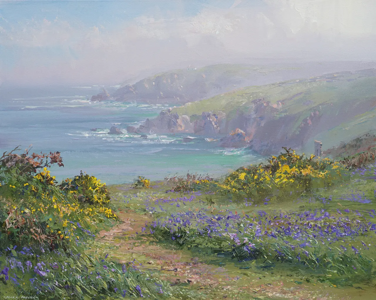 Mark Preston - may morning, treen cliffs
