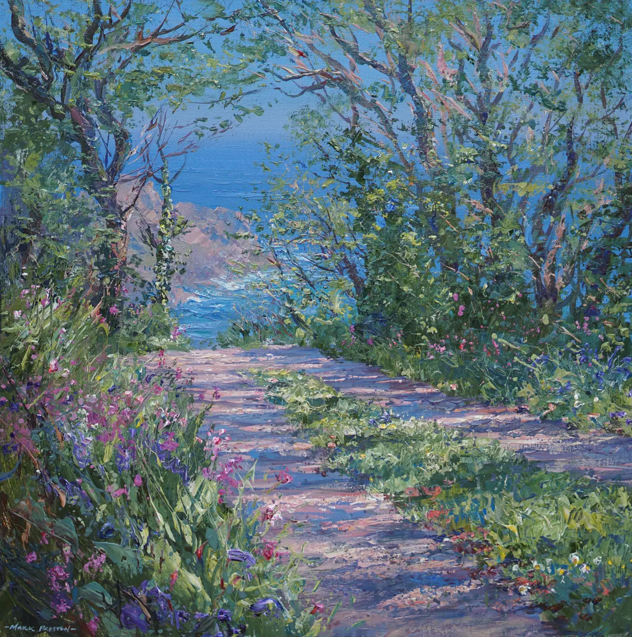Mark Preston - morning light, treen
