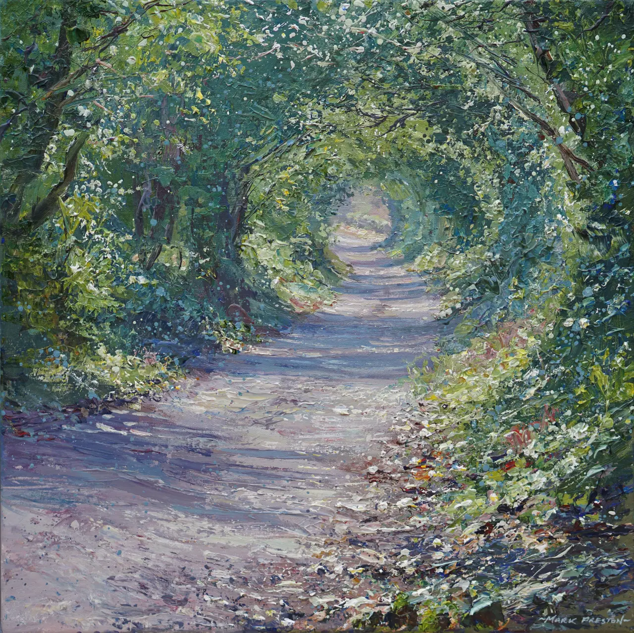 Mark Preston - tree tunnel, ashleyhay
