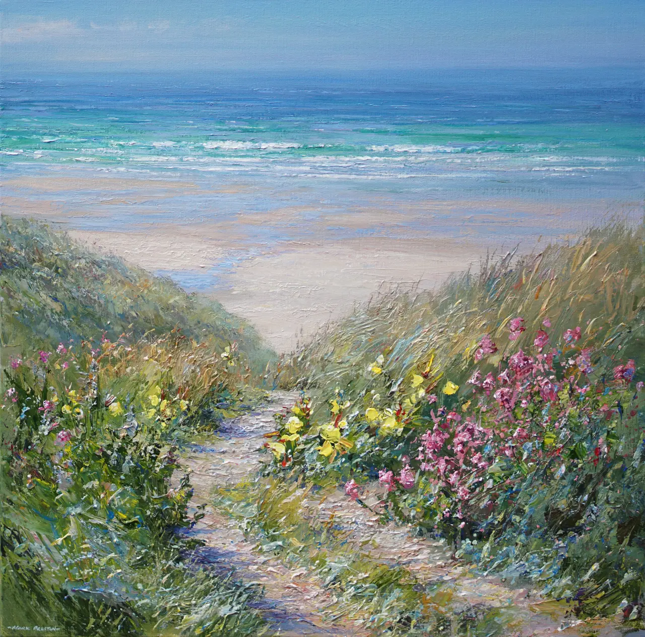 Mark Preston - summer flowers, sennen