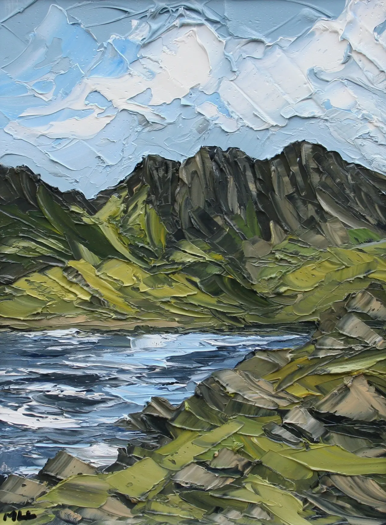Martin Llewellyn - towards y lliwedd