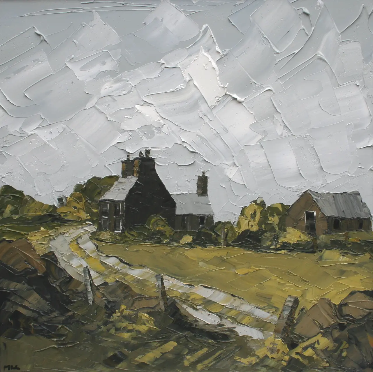 Martin Llewellyn - farmhouse and track