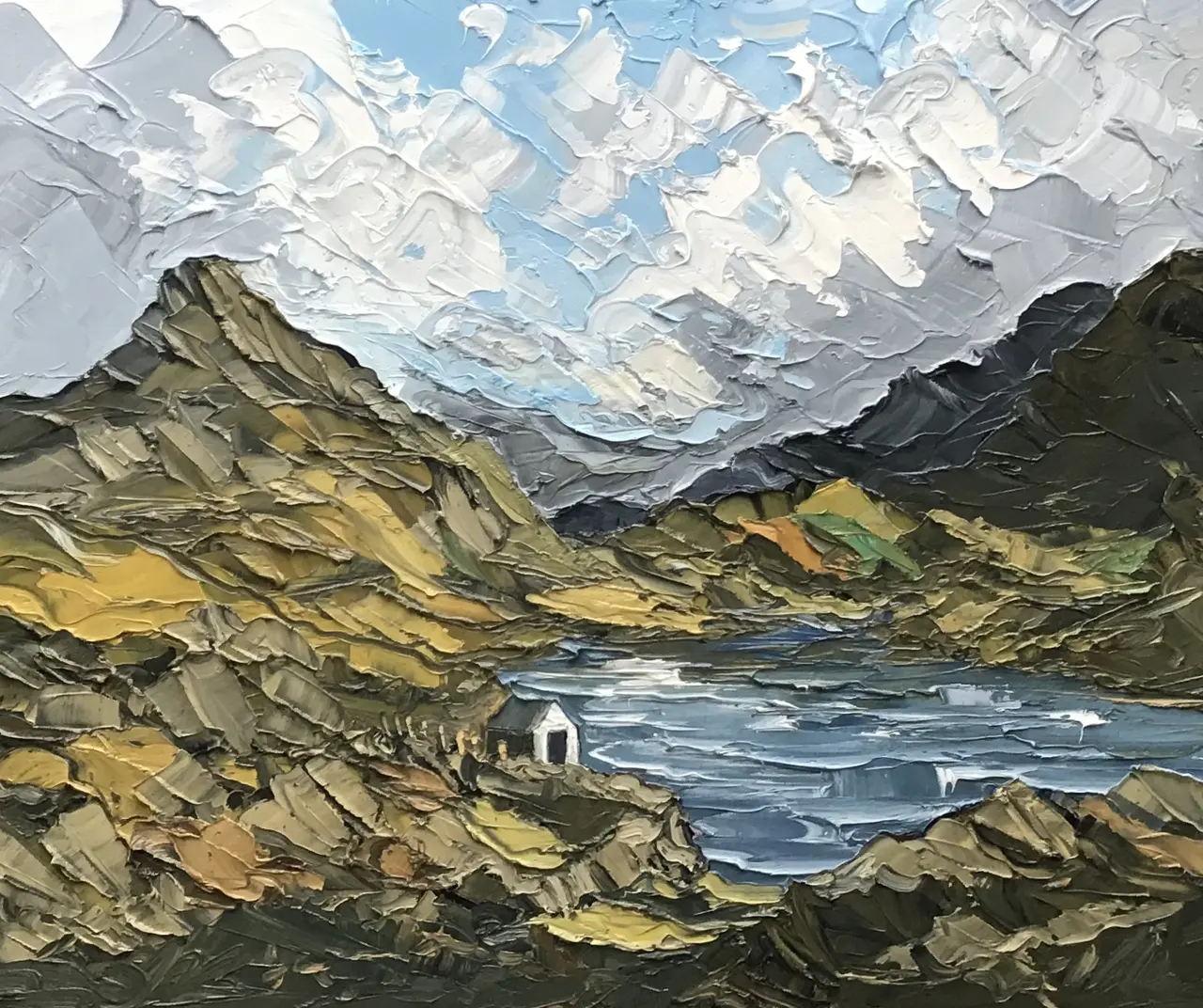 Martin Llewellyn - boat house, llyn cregennan