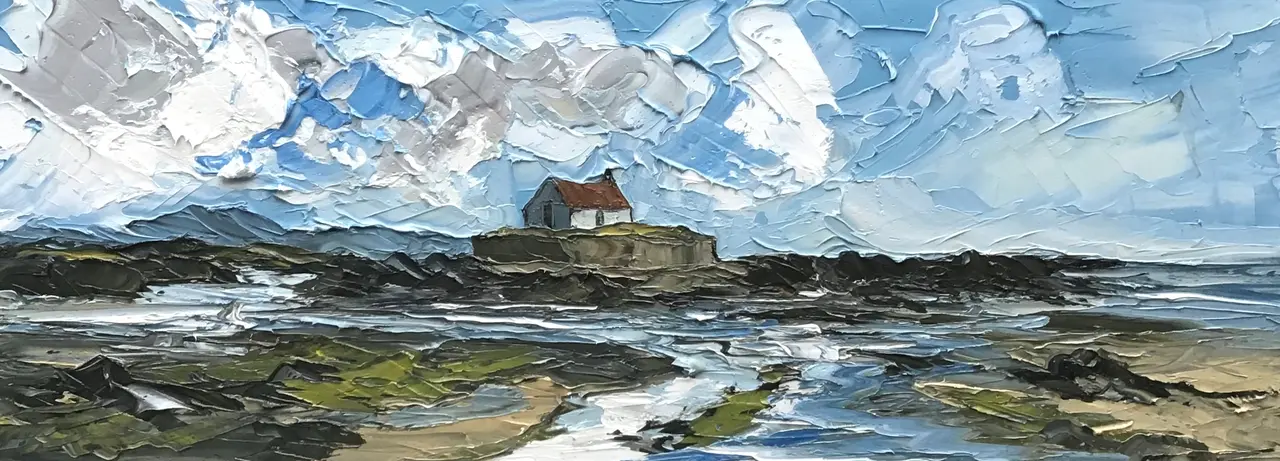 Martin Llewellyn - low tide, porth cwyfan