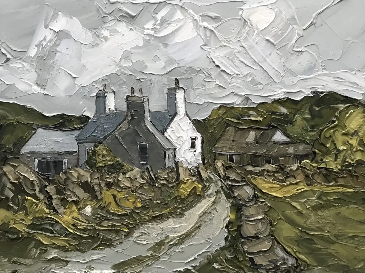 Martin Llewellyn - towards the farm
