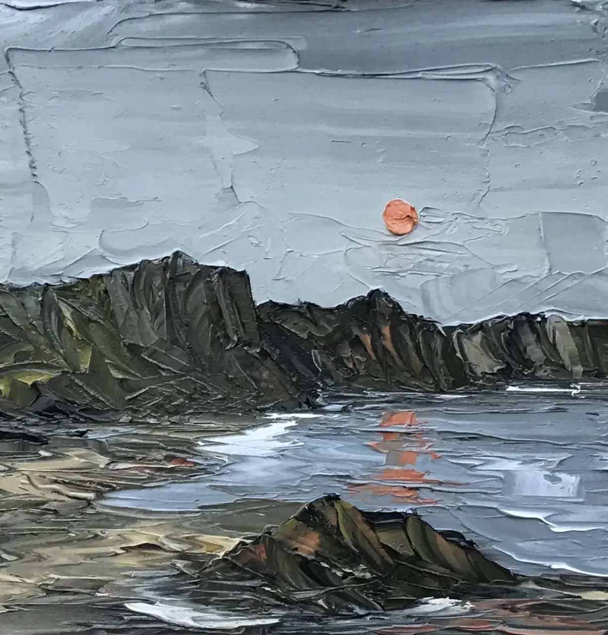 Martin Llewellyn - sunset, mewslade bay