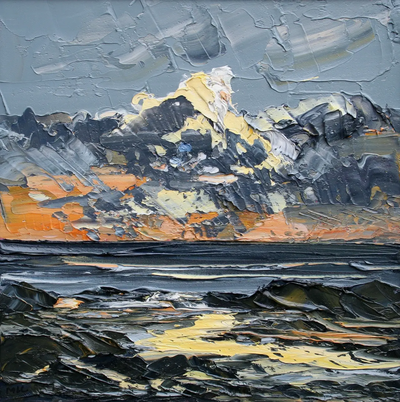 Martin Llewellyn - coastal sunset i