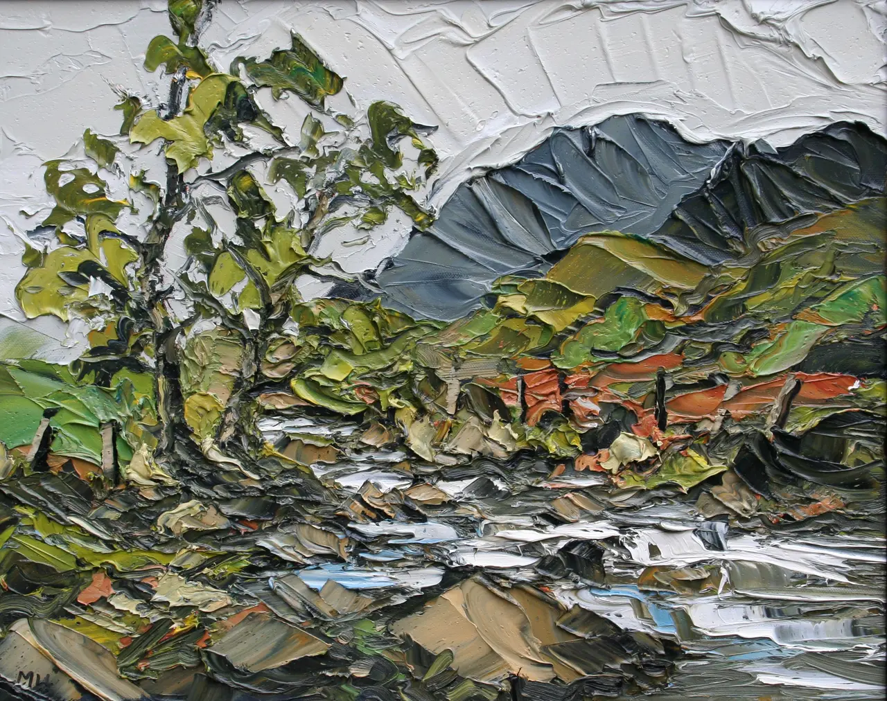 Martin Llewellyn - mountain stream, llanberis