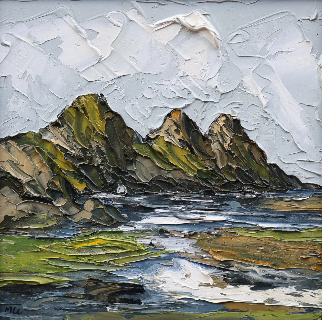 Martin Llewellyn - low tide, three cliffs