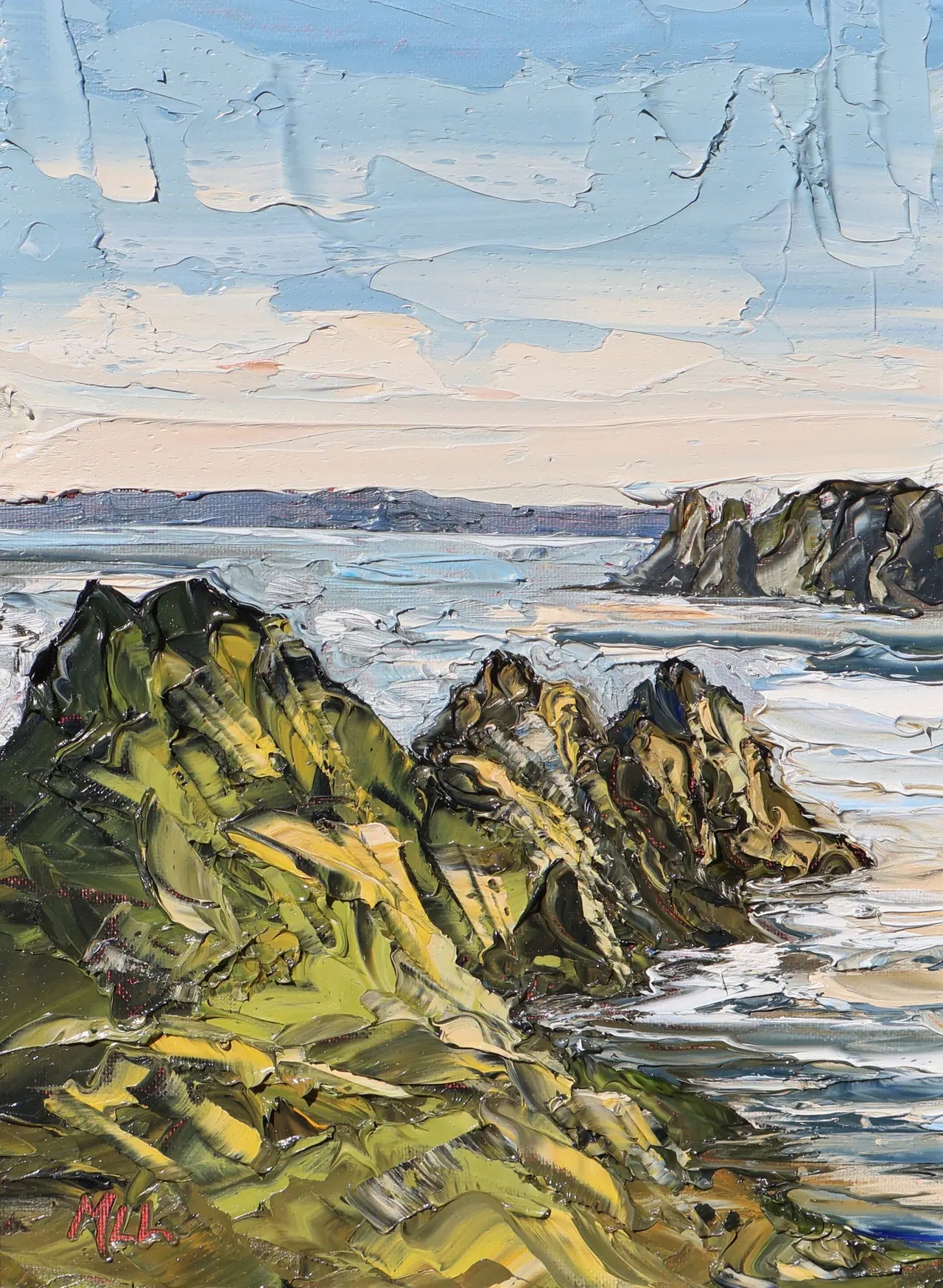 Martin Llewellyn - evening, three cliffs