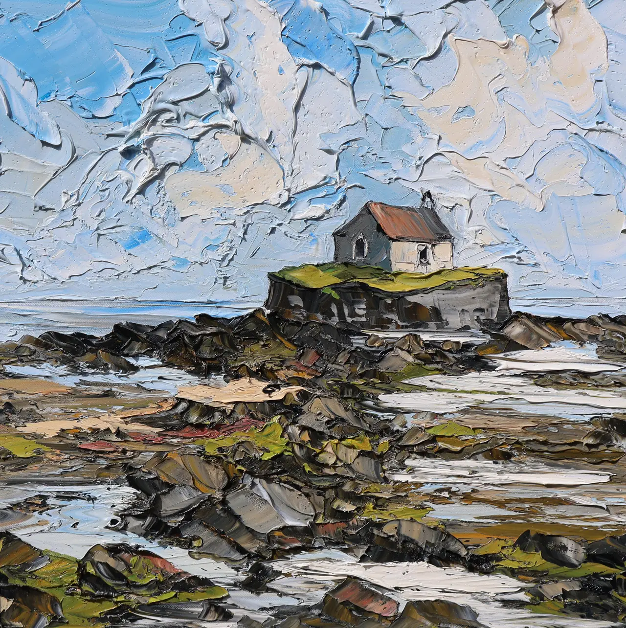 Martin Llewellyn - low tide, st cwyfans