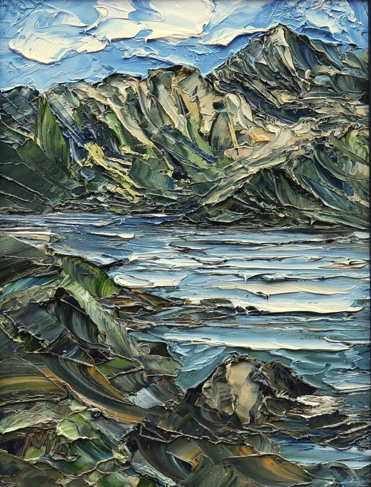 Martin Llewellyn - llyn llydaw towards snowdon