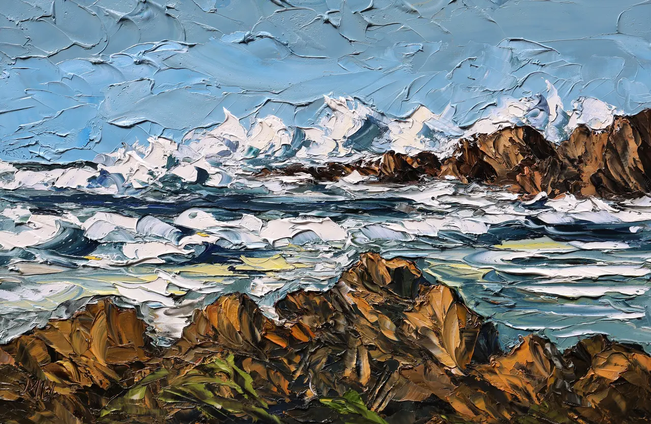 Martin Llewellyn - crashing waves, pembrokeshire