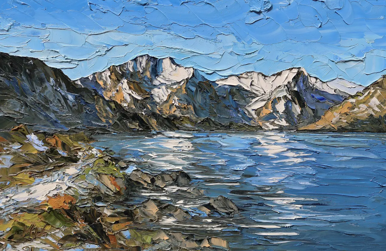 Martin Llewellyn - winter, llyn ogwen
