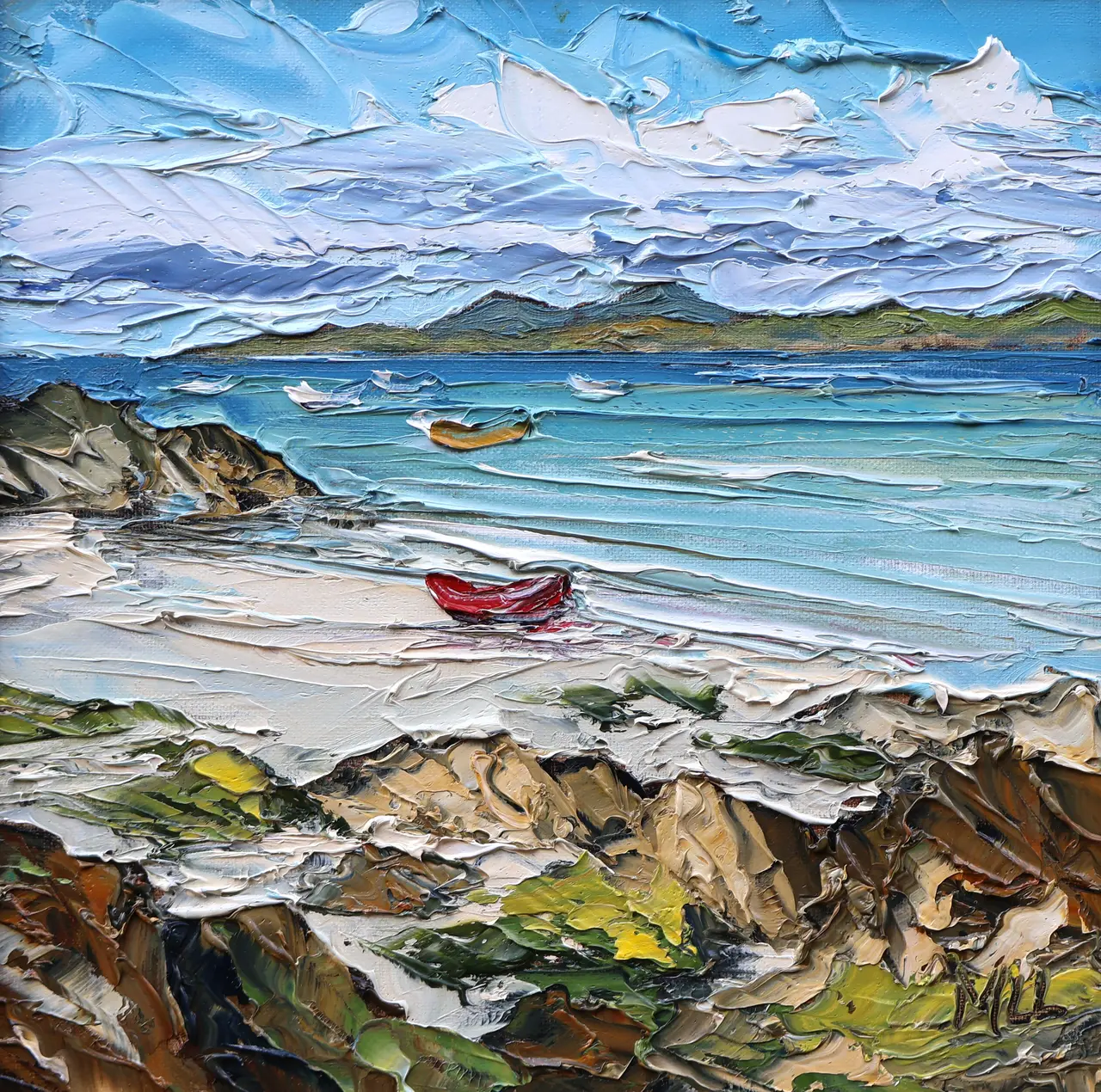 Martin Llewellyn - red boat, iona