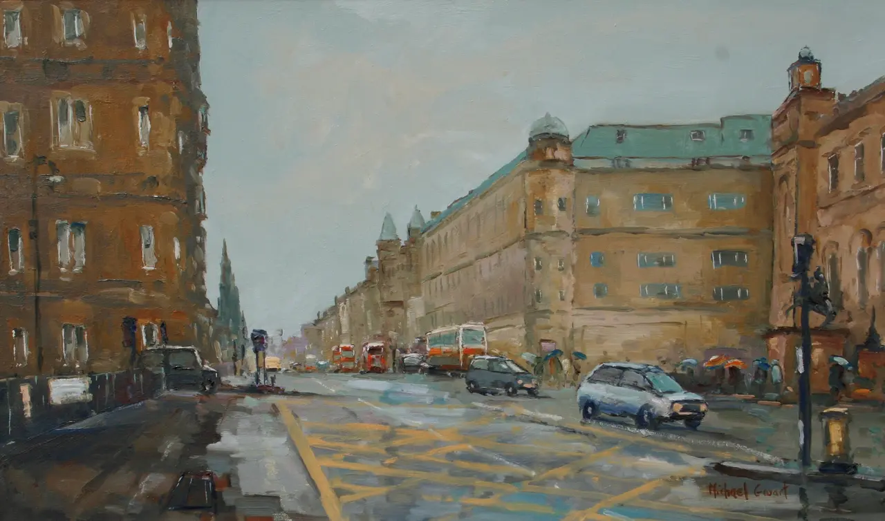 Michael Ewart - towards princes street, edinburgh
