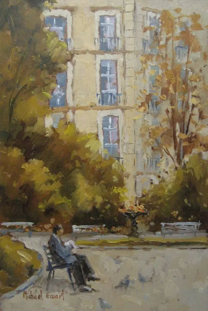 Michael Ewart - corner of the garden