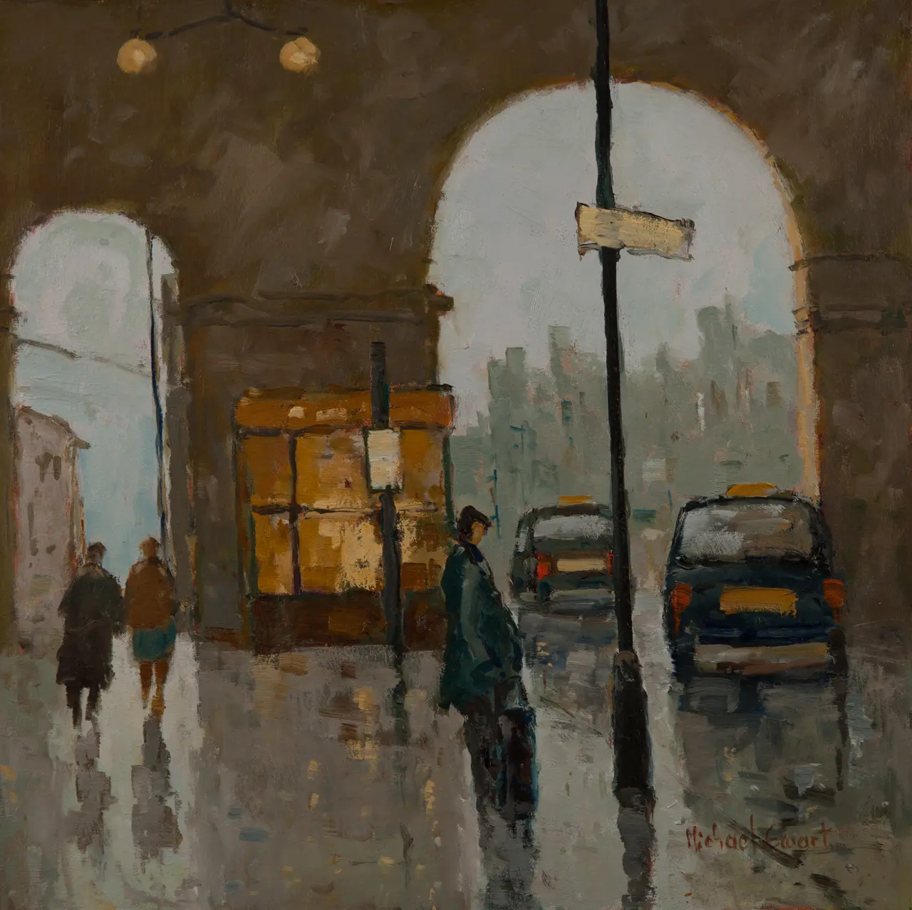 Michael Ewart - station forecourt