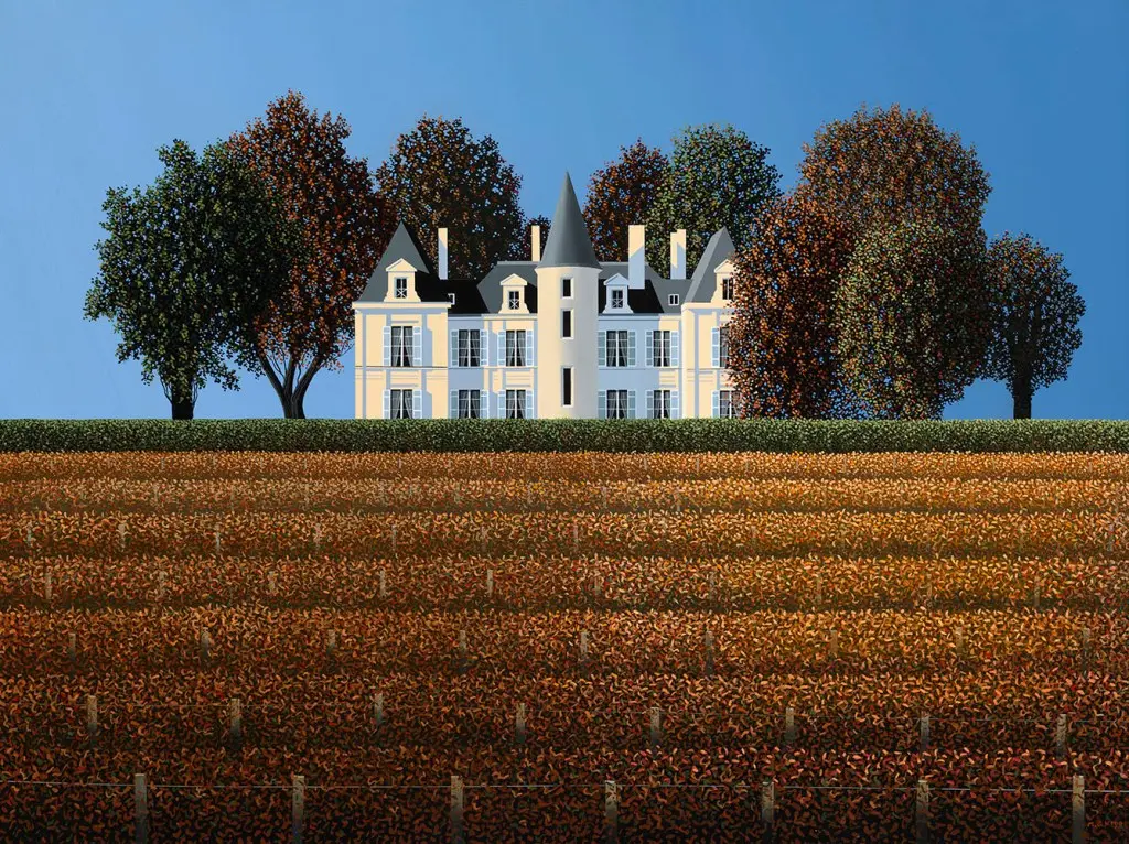 Michael Kidd - chateau pichon lalande, pauilliac bordeaux in autumn