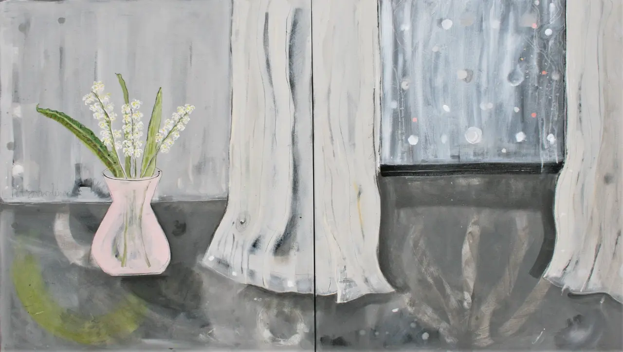 Miranda Gardiner - deep winter diptych
