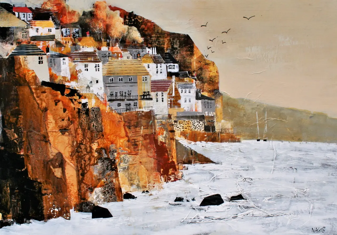 Nagib Karsan - robin hoods bay, autumn day