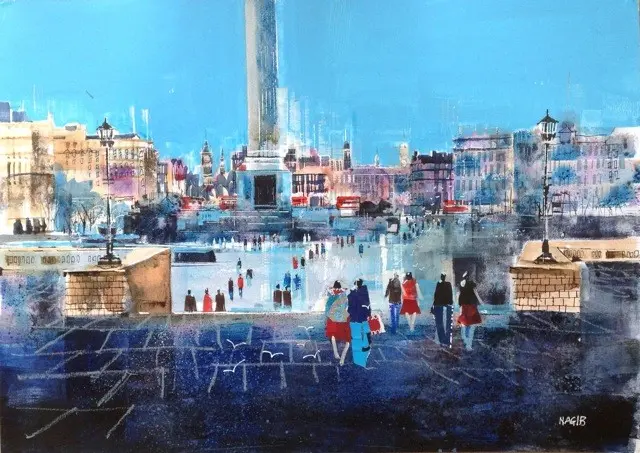 Nagib Karsan - nelson's column & trafalgar square