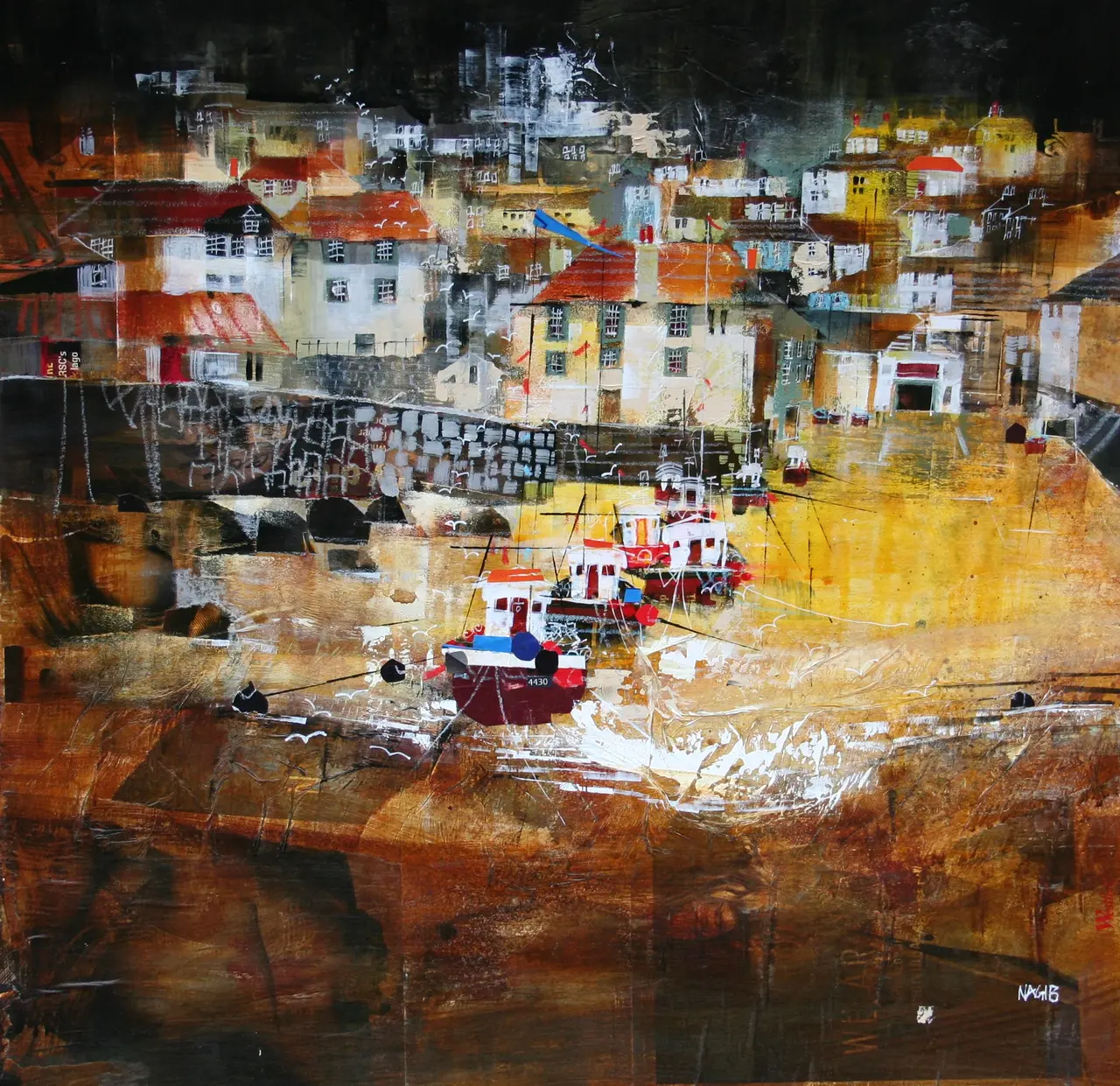 Nagib Karsan - fading light, port isaac