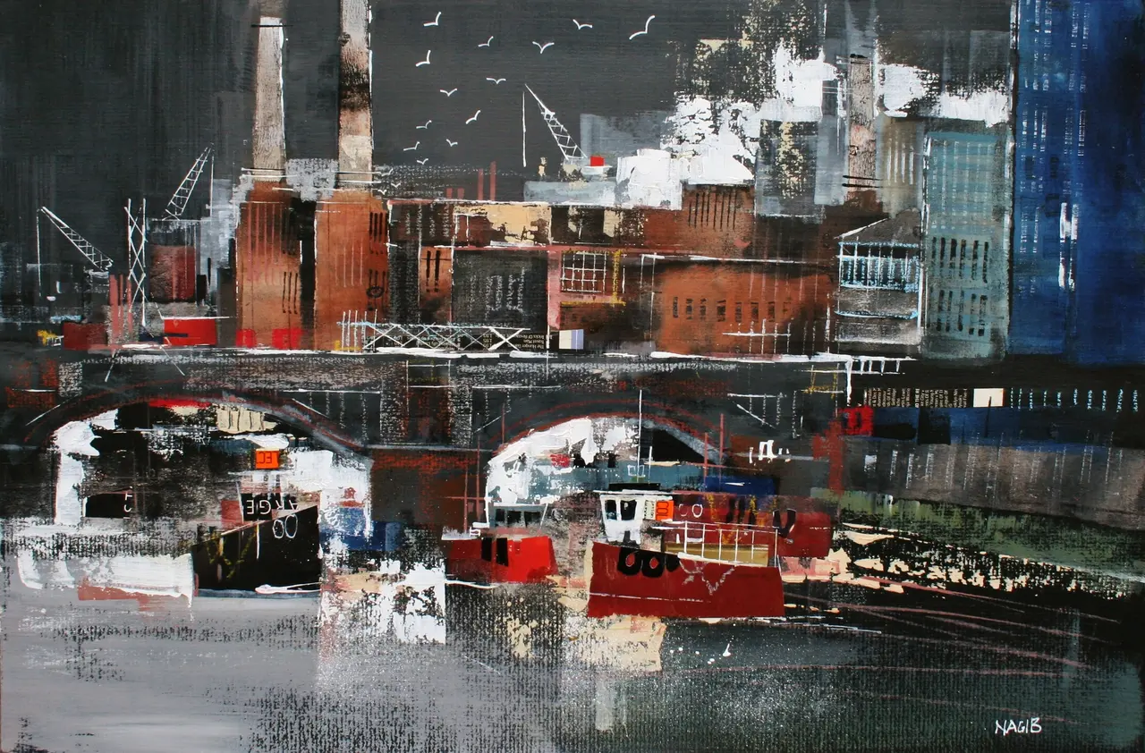 Nagib Karsan - battersea power station and the thames