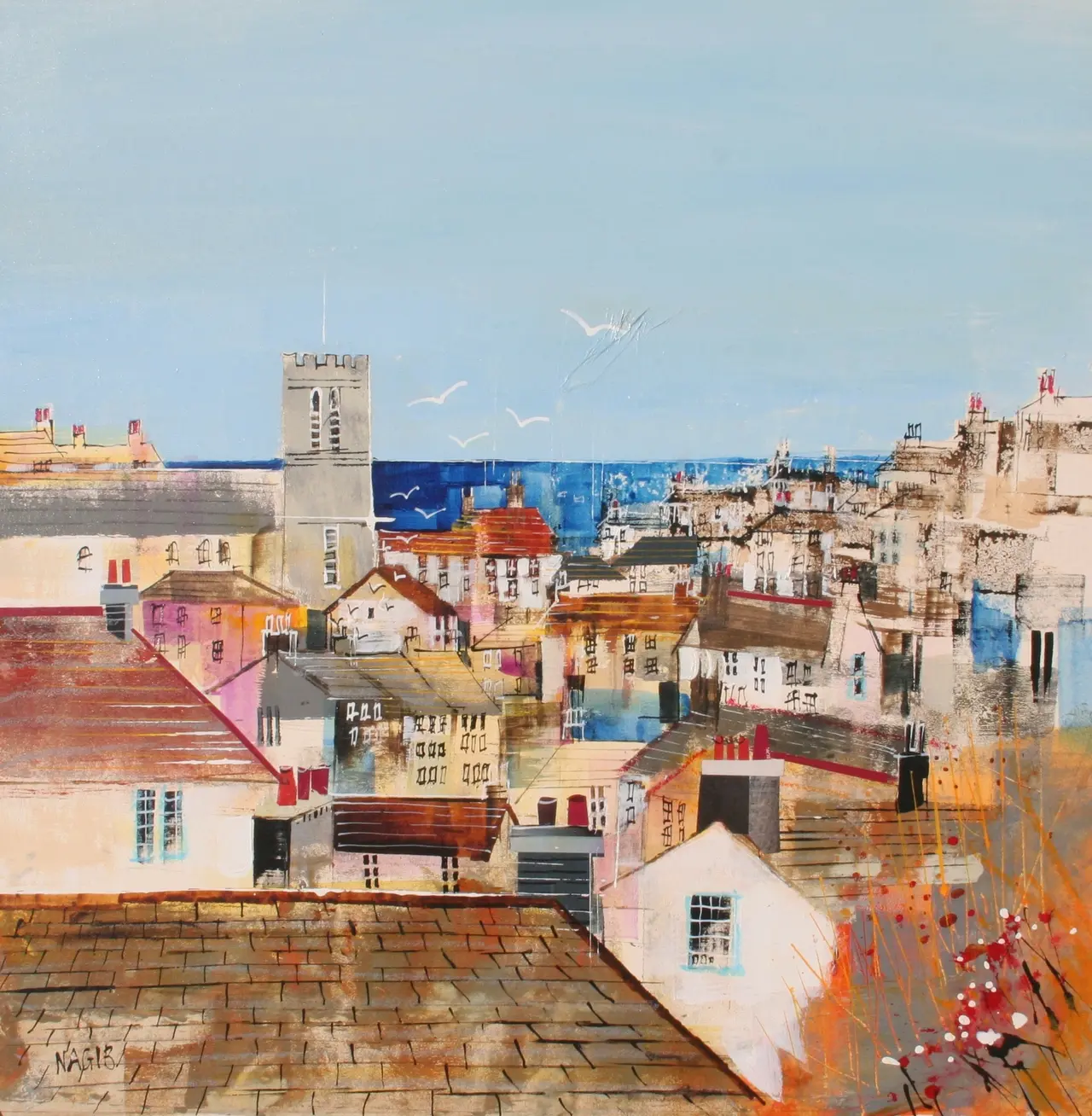 Nagib Karsan - rooftops, beer