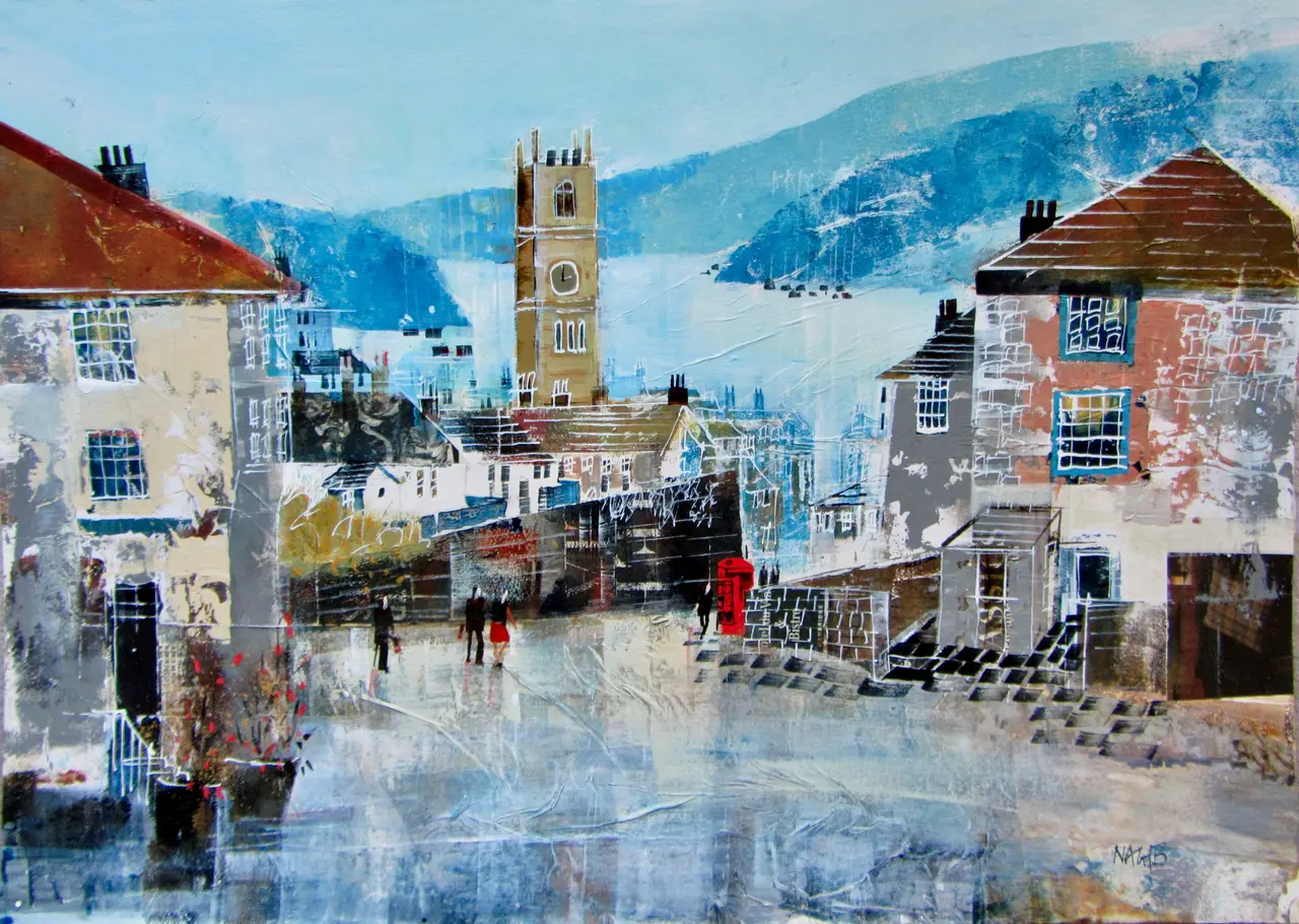 Nagib Karsan - fowey view to the church