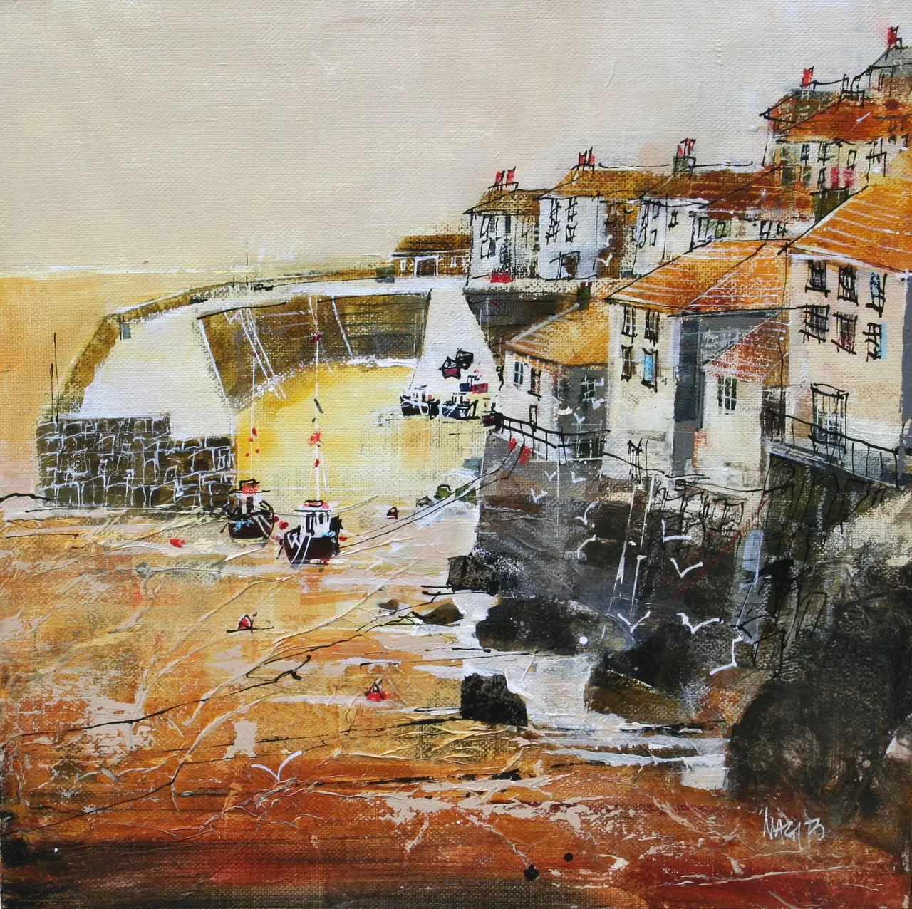 Nagib Karsan - coverack harbour