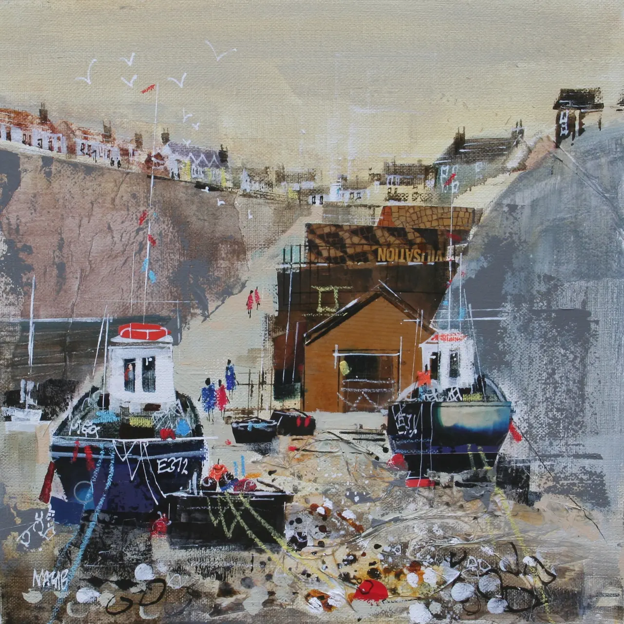 Nagib Karsan - fishing boats, beer