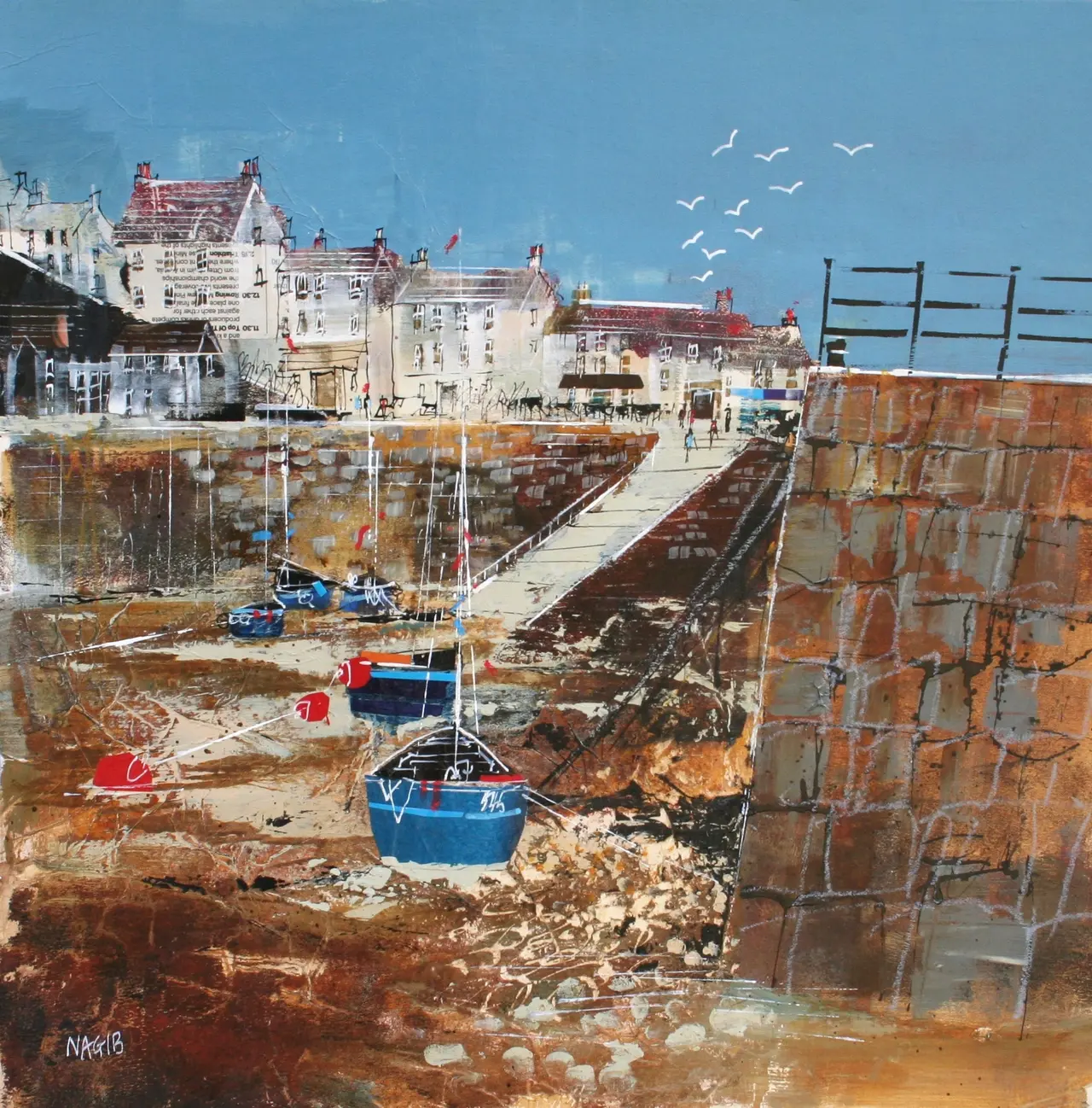 Nagib Karsan - low tide, lynmouth