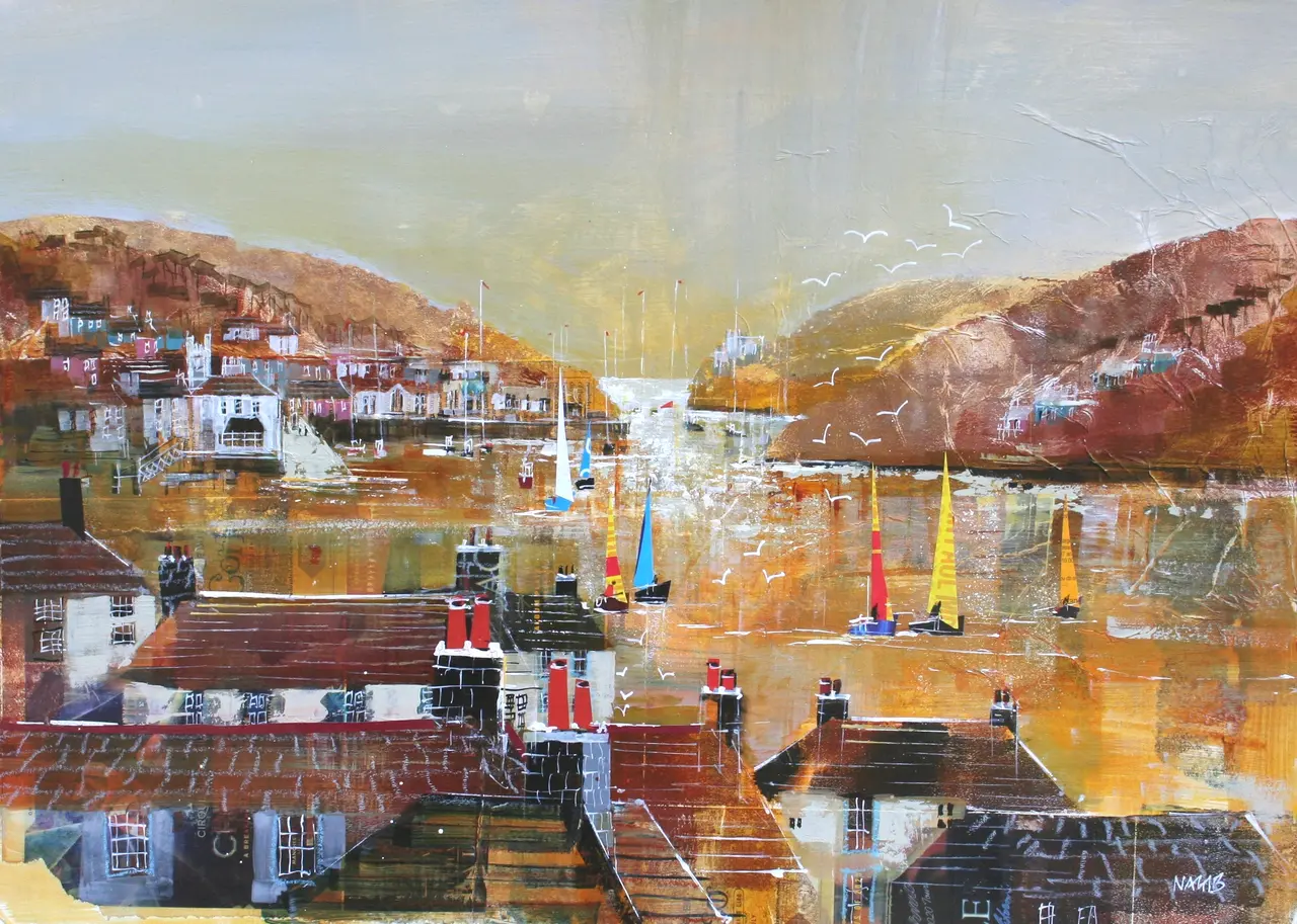 Nagib Karsan - catching the wind, dart estuary