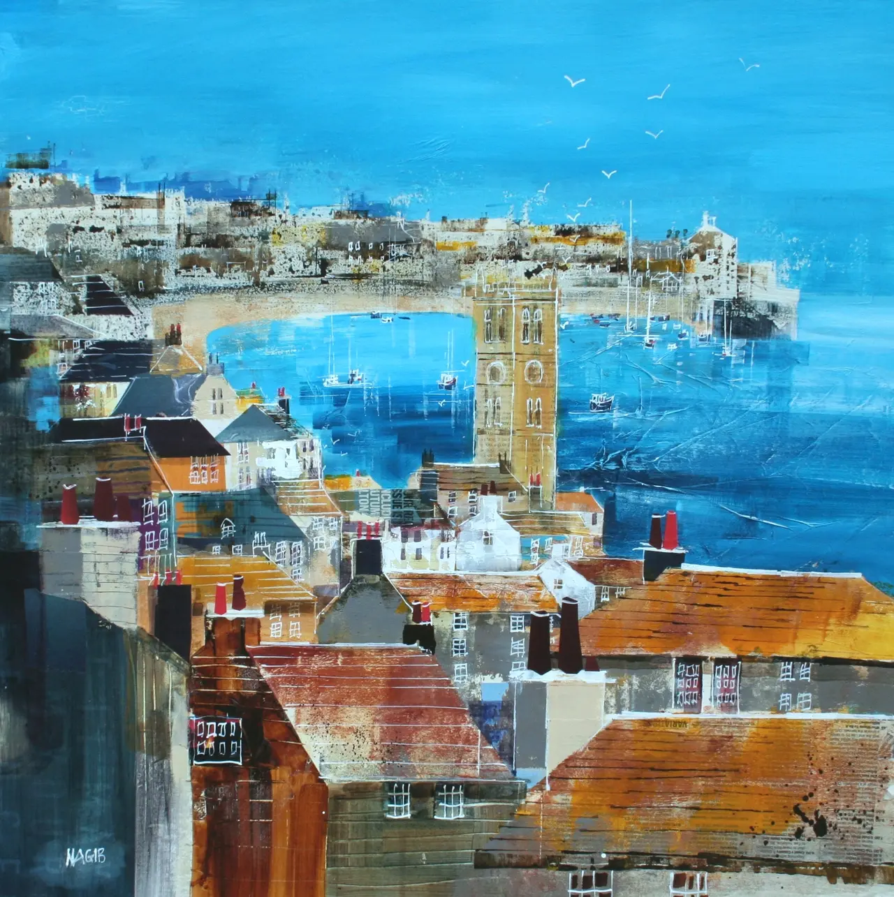 Nagib Karsan - summer's day, st ives
