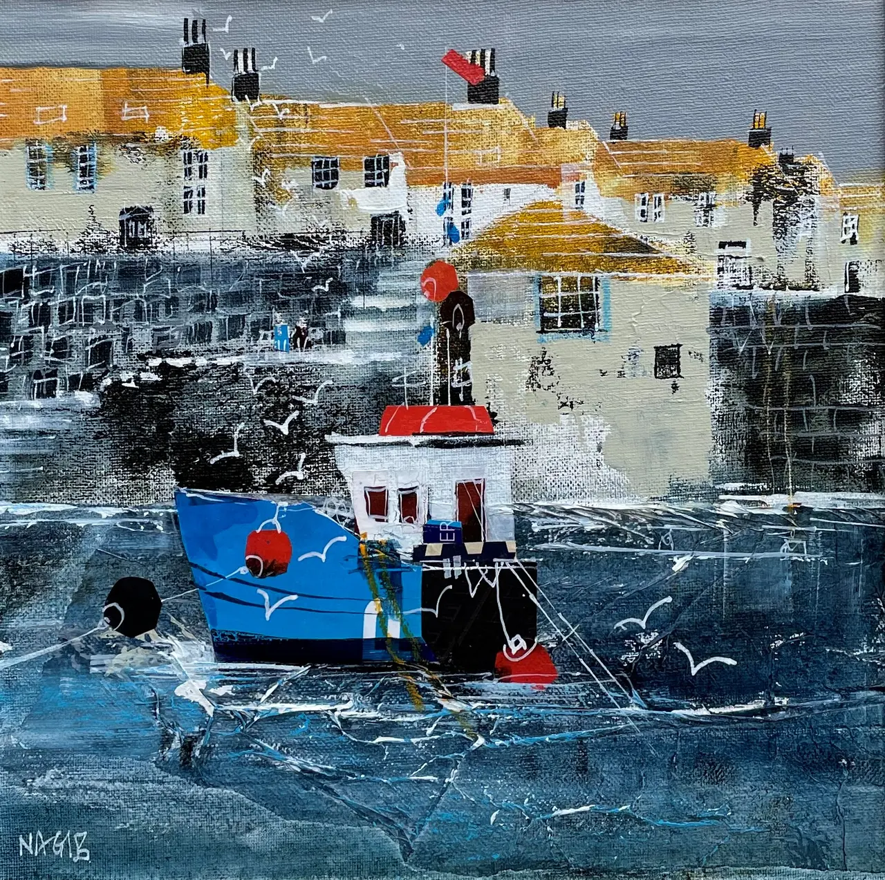 Nagib Karsan - fishing boat, coverack